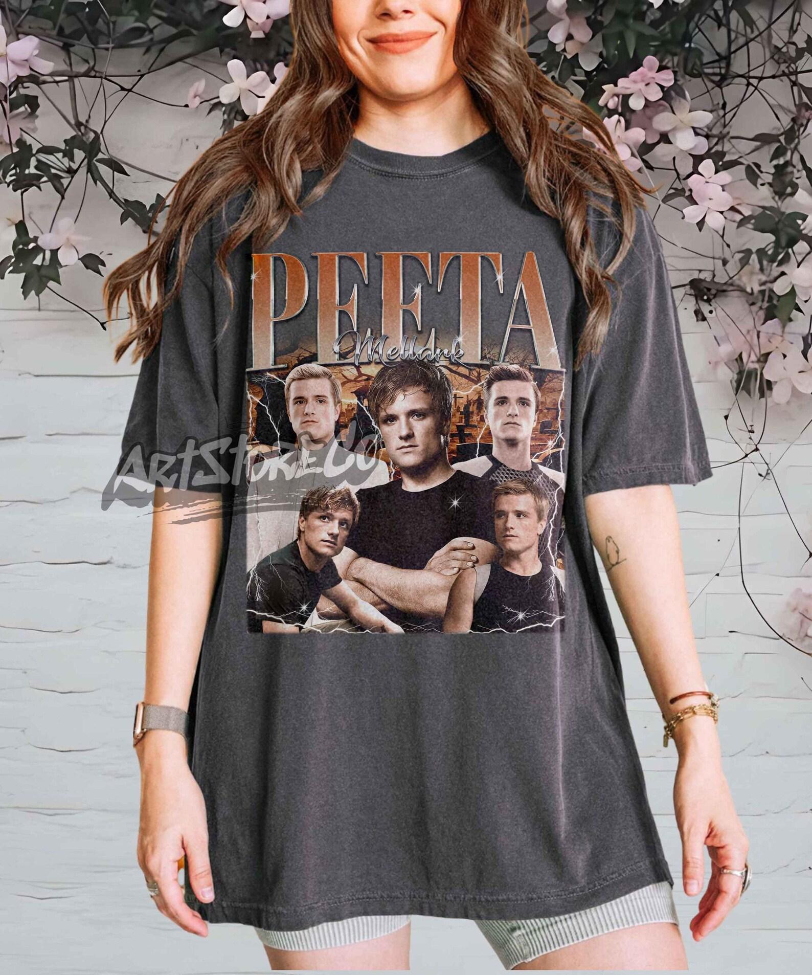 Peeta Mellark Graphic Tee, Vintage Inspired Retro Apparel XL