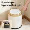 Odor-Sealing 12L Garbage Bin Press Type Living Room Dustbin Kitchen Trash Can  Garage Toilet