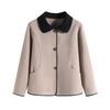 2026 New Style Woolen Lapel Jacket for Mother's Day – Perfect for Middle-Aged and Elderly Women