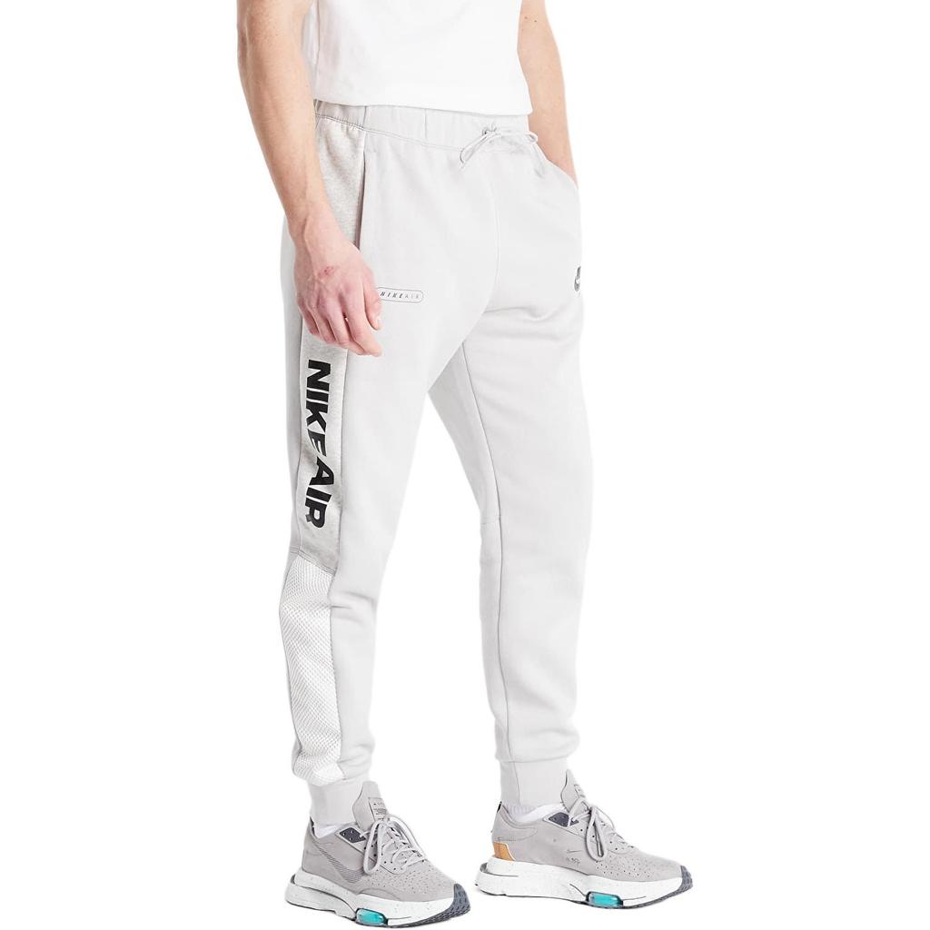 Nike Solid Mid-Waist Joggers Men Bottoms Grey DM5209-012