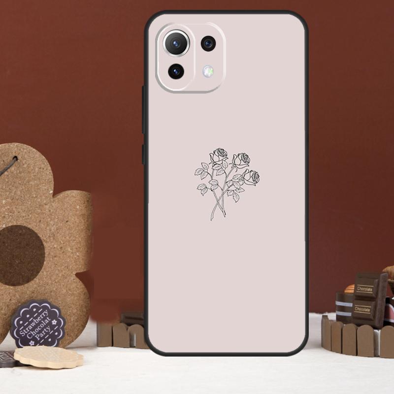 

Minimalist Aesthetic Flower Case For Xiaomi 15 Ultra 14 15T 13T 14T 17 Pro Max POCO F8 Ultra X7 X5 X6 F5 F6 F7 Pro Cover POCO X5 Pro