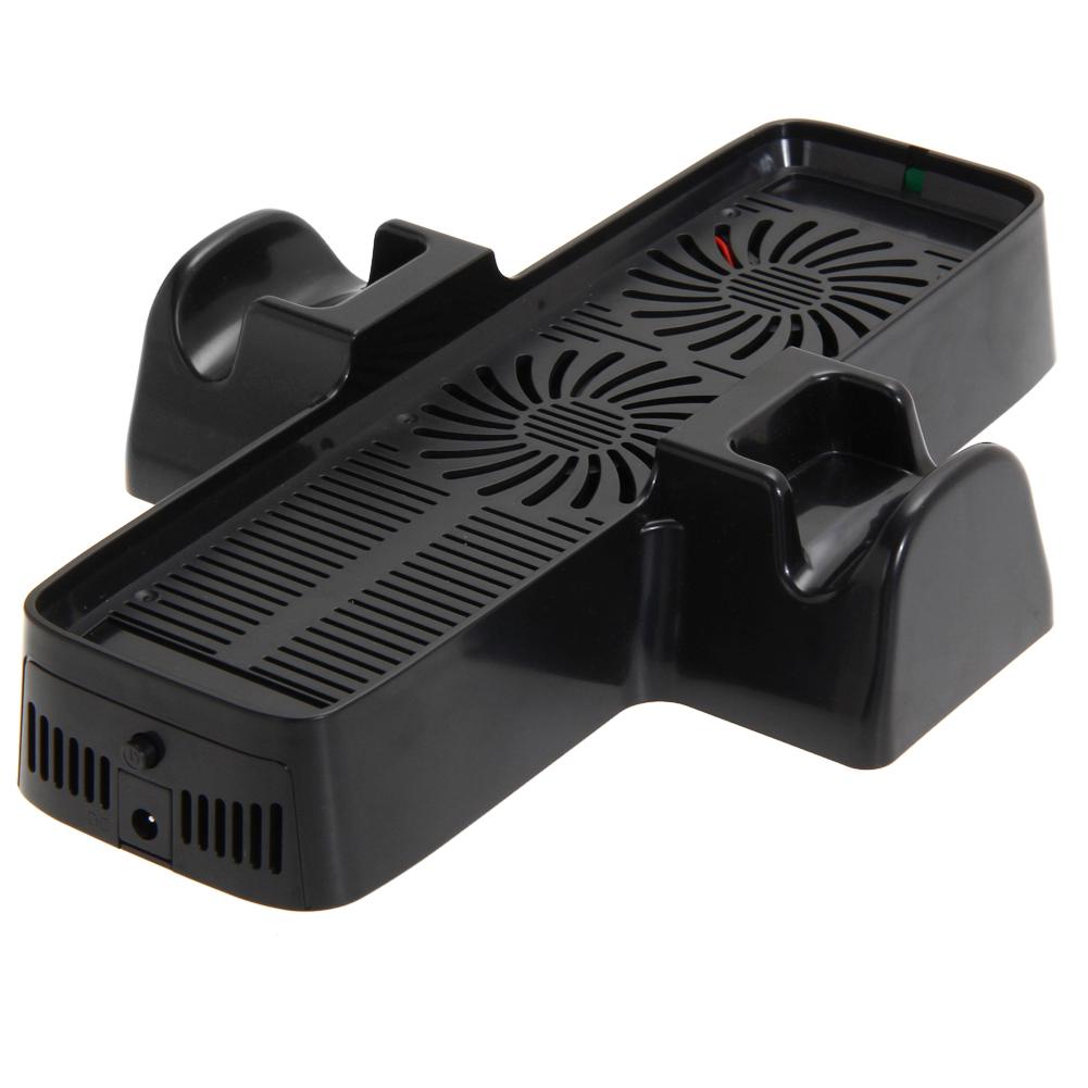 Console Cooling Fan ABS Cooling System with Dual Dock Stand Accessories for XBOX 360 Game Controller