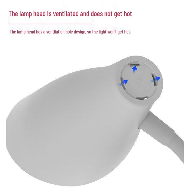 UOSU Portable E27 Clip-On LED Desk Lamp