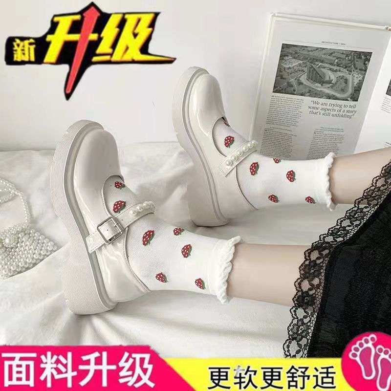 Mary Jane japanska jk små läderskor damstudent koreansk version mångsidiga retro brittisk stil 2025 nya vår enkelsskor dam