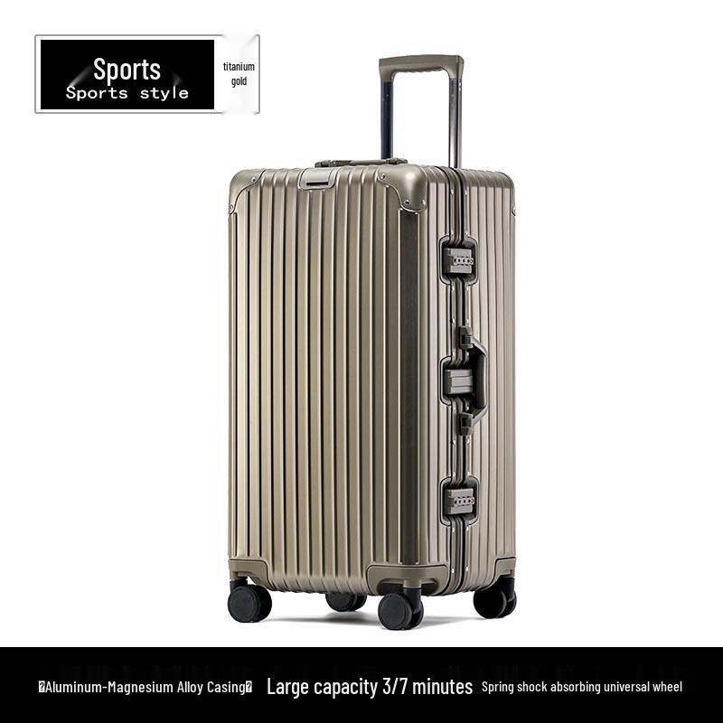 30-Inch Aluminum Magnesium Alloy Large-Capacity Travel
