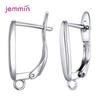 High Quality Fashion Jewelry Components For DIY Jewelry Accessory Genuine 925 Silver Earring Findings For Women Jewelry