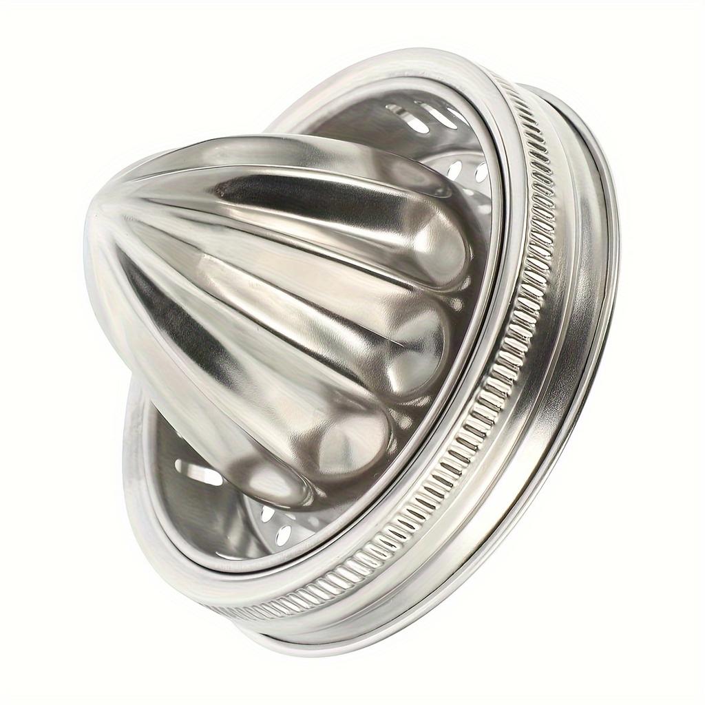 1PC Juice Juicer Stainless Steel Lemon Orange Grape Grapefruit Juicer Mason Jar Manual Juicer Cover