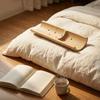 1Pcs Breathable Perforated Hand Polished Hollow Bamboo Lumbar Support Cushion U Shape Bamboo Neck Pillow Ergonomic Curved