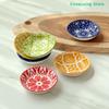 1Pc Bohemian Style Plates Ceramic Condiment Dishes Sauce Dishes For Kitchens Restaurants Sushi Shops And Picnics