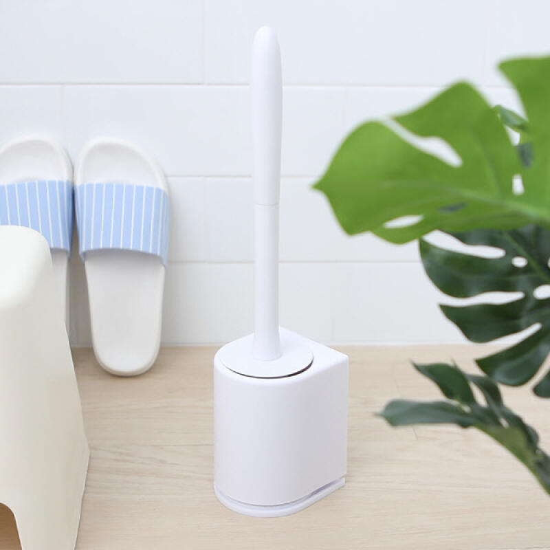 Bathroom Cleaning Brush Hygienic TPR Silicone Wall-mounted Toilet Brush