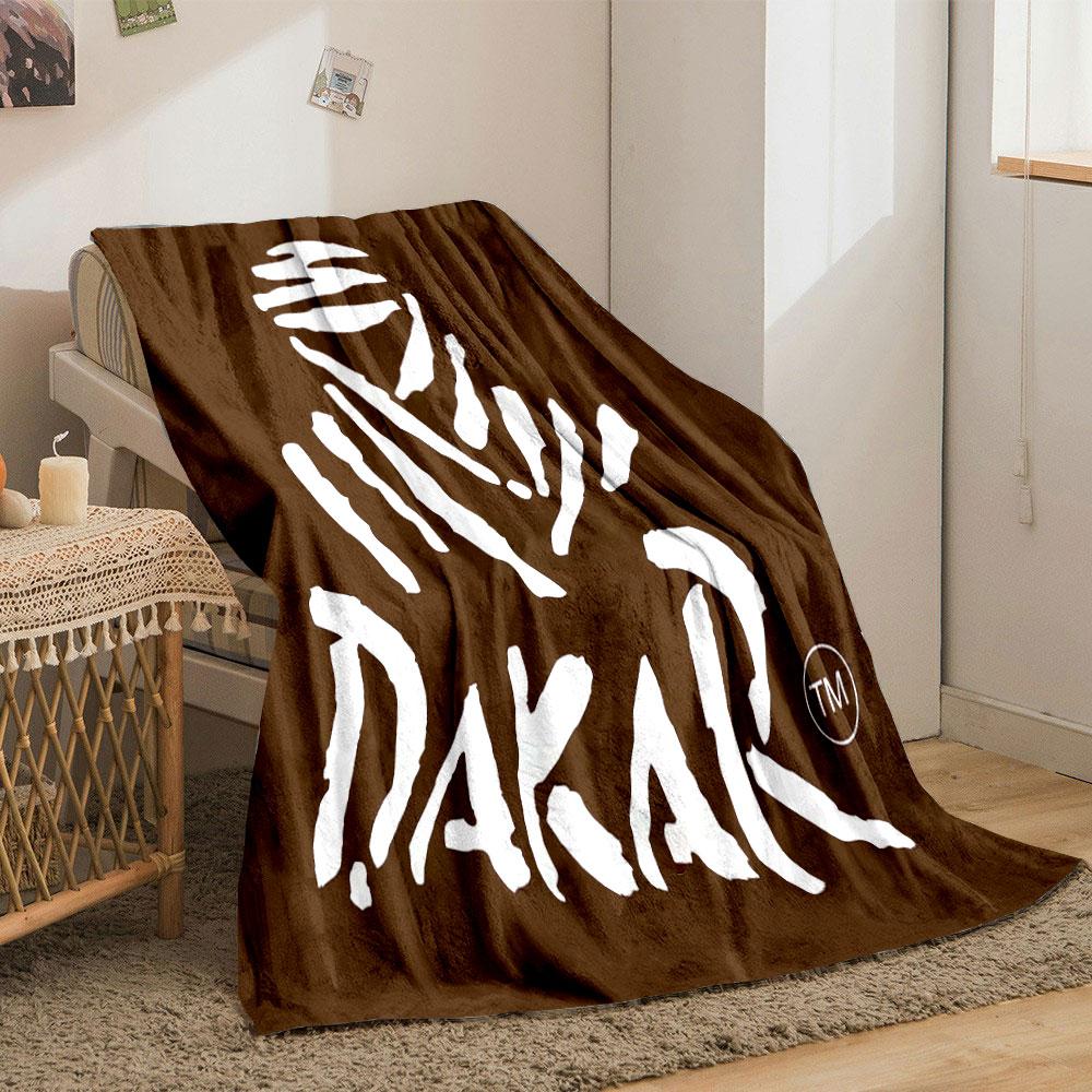 Dakar Rally Print Blanket Bedroom Blanket for Livingroom Couch Lunch Break Soft Cozy Throw for Friend's Festival Gift