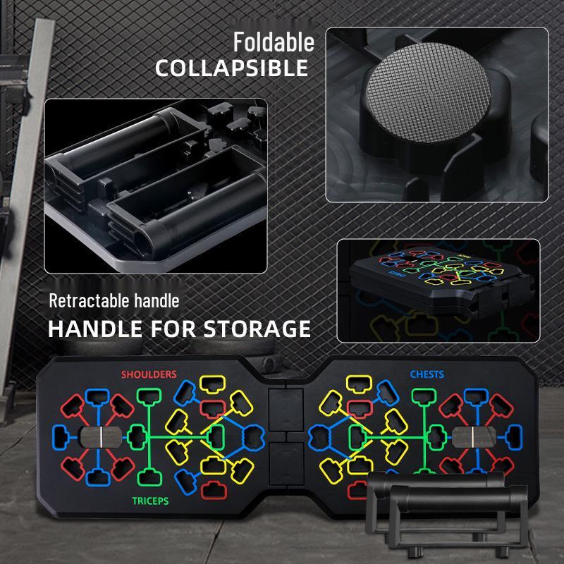 Push-Up Board T-Shaped Bracket Set for Chest & Abdominal Muscle Training