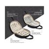 Travel Storage Box Jewelry Storage Bag Binder with Jewelry Bag Transparent Brochure Zipper Storage