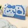 MORIPiLO Pillow Chiikawa Terry Suitable for 32x52cm Children's Cover, (Bicolor Cat) Design, Cloth, Adults, Stretchable,