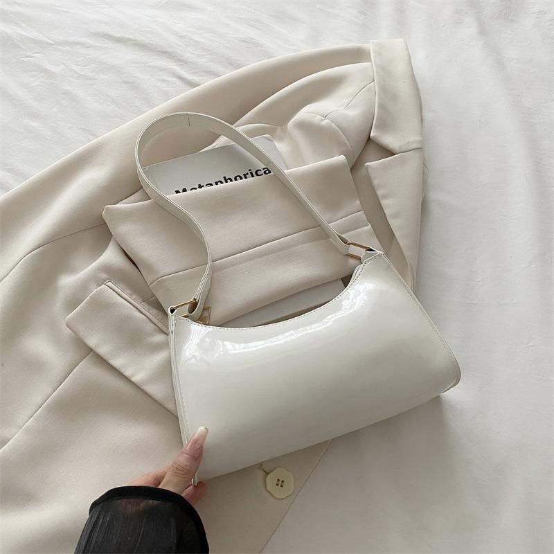 Summer small fresh bag women's popular new trendy underarm bag versatile fashion shoulder baguette bag