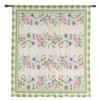 Summer Plaid Idyllic Flowers Sheer Curtains For Living Room Kitchen Bedroom Voile Hanging Window Drapes