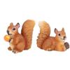  2PCS   Sculptures Resin Garden Animal Statue   Figurine Decor for Outdoor Patio Lawn Yard Ornaments 