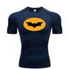 Magliette a Compressione da Uomo Manica Corta Rash Guard Sportive Palestra Allenamento Assorbenti Sudore Corsa Moda Estiva Asciugatura Rapida Slim Fit T-shirt Top