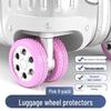 Silicone Silent Luggage Wheel Cover - Universal Replacement Accessory