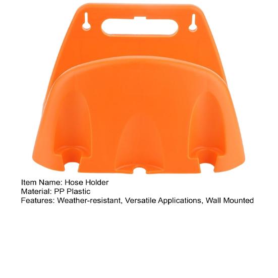 Garden Hose Holder Wall Mounted Hose Hanger Tangle-free Hose Organizer Hose Reel Hook for Outside Yard Garage Storage