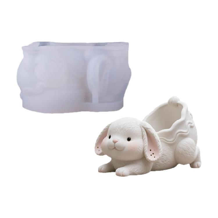 

Rabbits Shaped Silicone Jewelry Mould Flexible Reusable Designs For Unique Resin Craft And Decorative Accessories 1