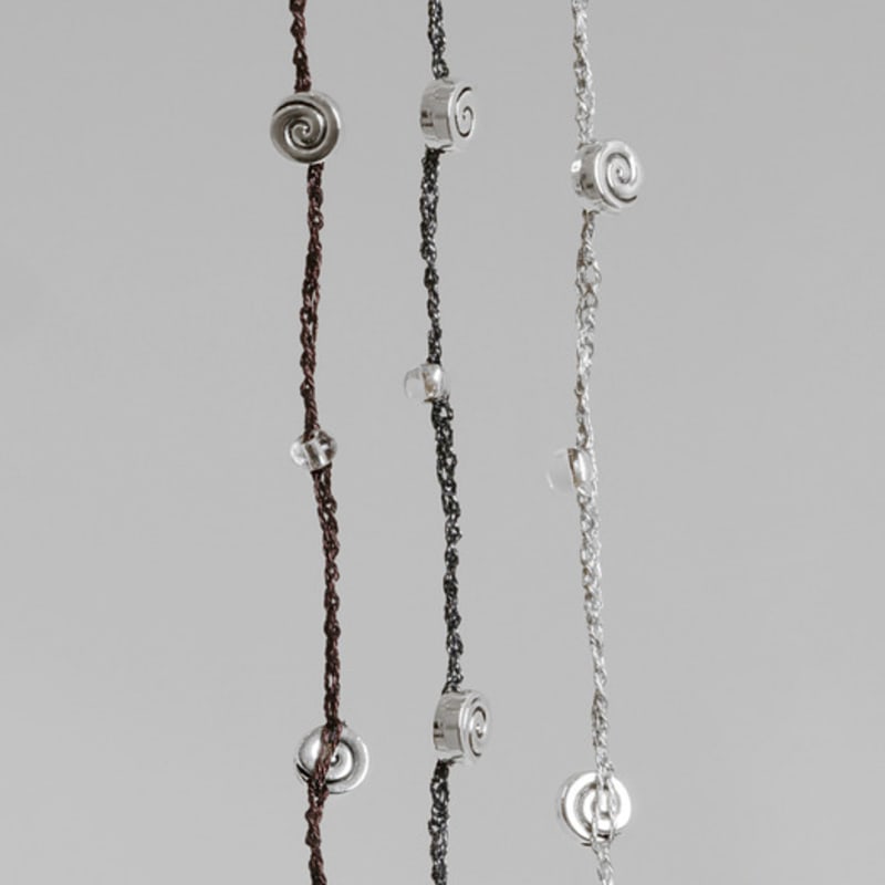 apple pie order Crochet Spiral Beads Choker.(3color)