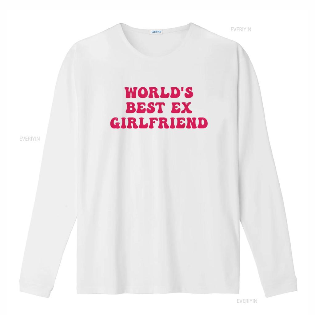 World S Best Ex Girlfriend Funny Trendy Gf Women Girls T Shirt vintage Washed Soft Top For Everyday Wear Breathable Stylish
