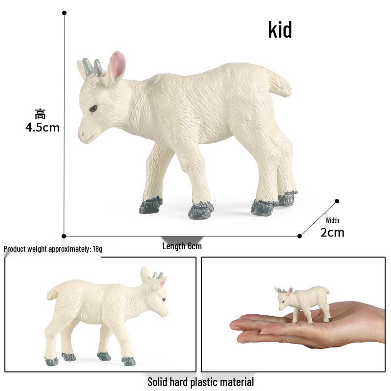 Children's Cognitive Animal Model Toy - Donkey Foal & Zebra Ornament