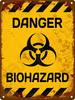 A Collection of Vintagestyle Industrial Warning Signs Echoing the Warnings of Hazards In the Retro Era