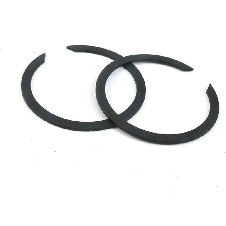 Nytt Avgasfläns Monteringskit Par Flänsar Packningar C-klämmor Muttrar Brickor för Harley Davidson, 30-0205