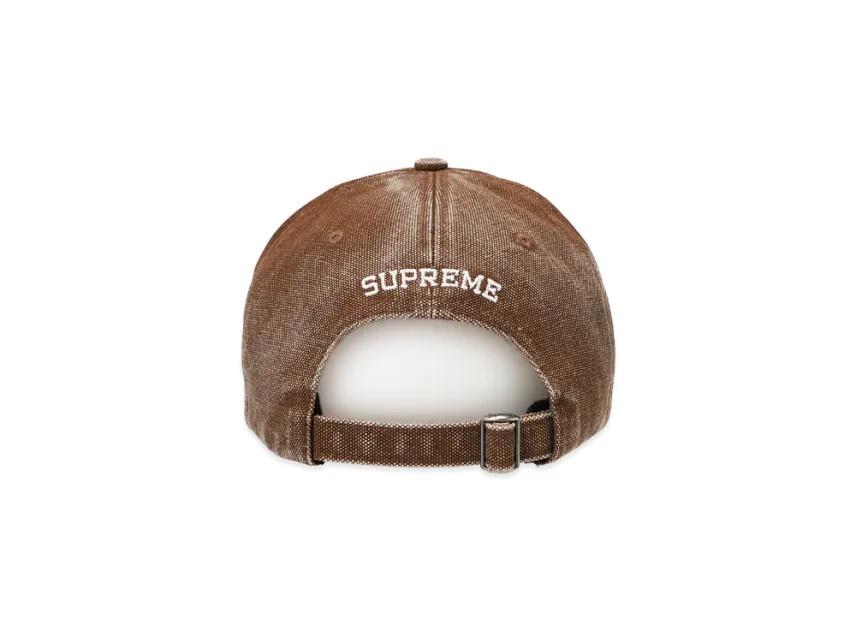 Supreme Pigment Coated S Logo 6-Panel "Brown"