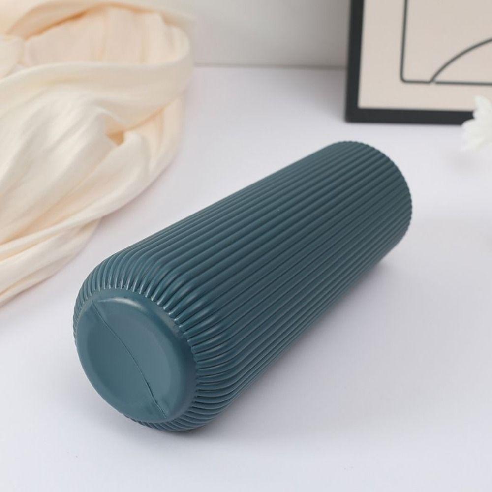 Vertical Plastic Vase Flower Art Nordic Vase Ornaments Light Luxury Hydroponic Vase  Table