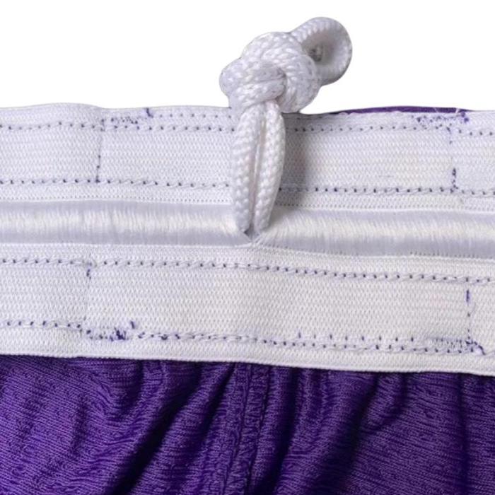 Nike Color Block Logo Elastic Five-Point Basketball Shorts Men Shorts Purple 867769-546