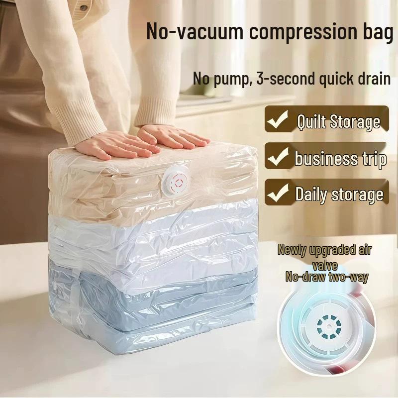 

Clear 3D Vacuum Compression Bag for Quilts and Clothes 40*60*20