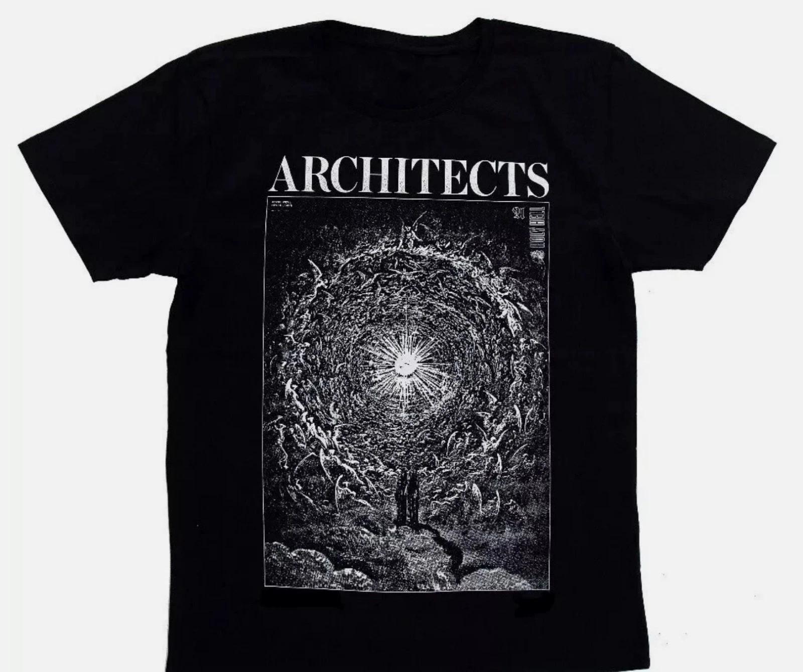 

Хлопковая футболка с принтом группы Architects, метал-музыка, черная, все размеры S-5XL L