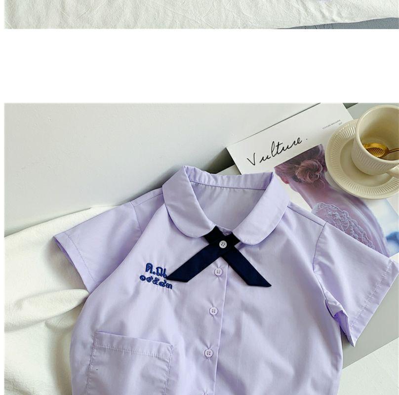 Kinder Schuluniform im Thai-Stil - Jungen & Mädchen College JK Uniform - Kindergarten bis Grundschule Abschlussoutfit