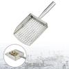 Sand Scoop Handheld Comfortable Handle Digging Sieve Sand Sifter Shovel Metal for Metal Detecting Beach Underwater Seaside Clams