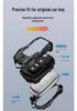 Volkswagen Key Case: Cross-Border Compatible for Lingdu, Tuangxid4x, Weiran, ID.3, ID.6X - Silver Edge, Black & White Design