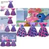 Nuovo Arrivo Vestito a Stella per Bambina A-line con Maniche Svasate