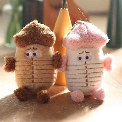 Bonito Bonito Torre De Pelúcia Pequeno Pingente Brinquedo De Pelúcia Boneca Desenho Animado Saco Pendurado Ornamento Chaveiro Boneca Boneca