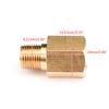 Artudatech 1/8 NPT Female To 1/8 BSPT Male Adapter Gauge Sensor Thread Oil Pressure Adapter Car Accessories