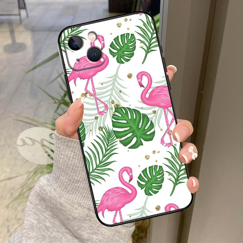Flamingo Bird Case For iPhone 17 Pro Max 16 15 13 12 11 14 Pro Max Plus 13 12 Mini 16e 17 Air Back Cover