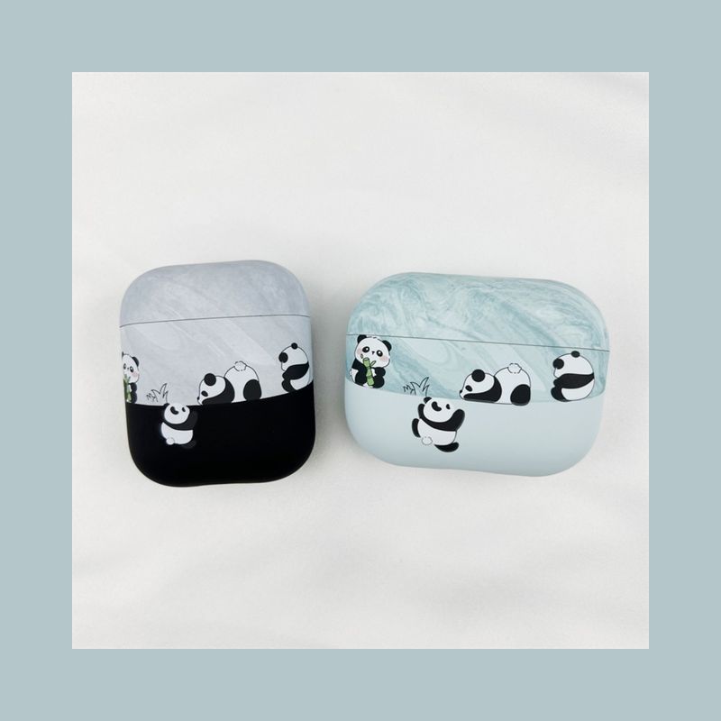 

Apple Fancy Soft Case Панда Силиконовый Защитный Чехол Airpods 4 Bouquet girl [frosted soft shell]]