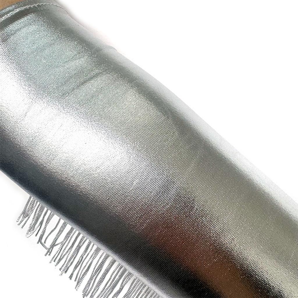 Glitrende sølvhansker med frynsedesign Perfekt for kvinners sceneopptredener og 1920-tallscocktailfester utkledning