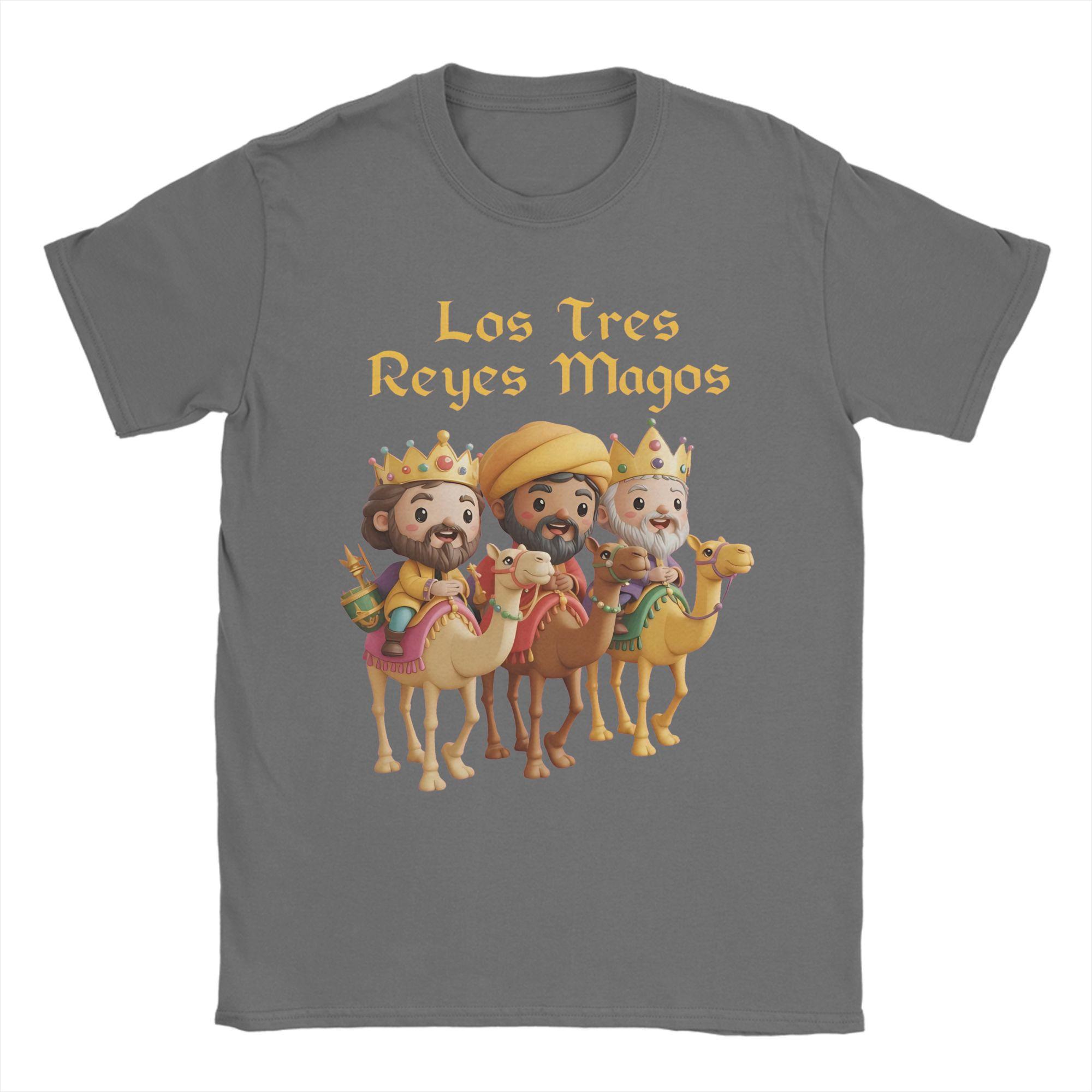

Día de los Reyes Magos Epifanía Three kings Merch Men Women T Shirts Cotton Tee Graphic Printed T-shirt Clothes 4XL