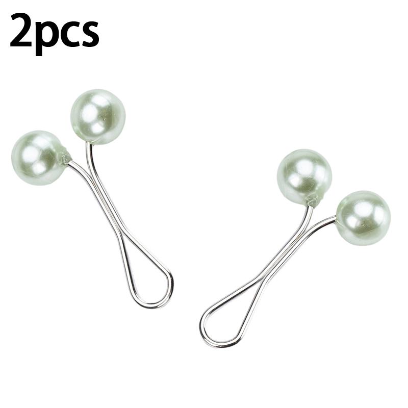 

U-Shaped Pearl Brooch Fixed Straps Anti Slip Scarf Pin Diy Sewing Multi-Purpose Scarf Adjuster Lady Fixed Pins