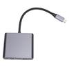 USB C to 2 HD Multimedia Adapter Support 4K 60Hz Extended and Mirrored Display Type C to HD Interface Splitter for Laptop