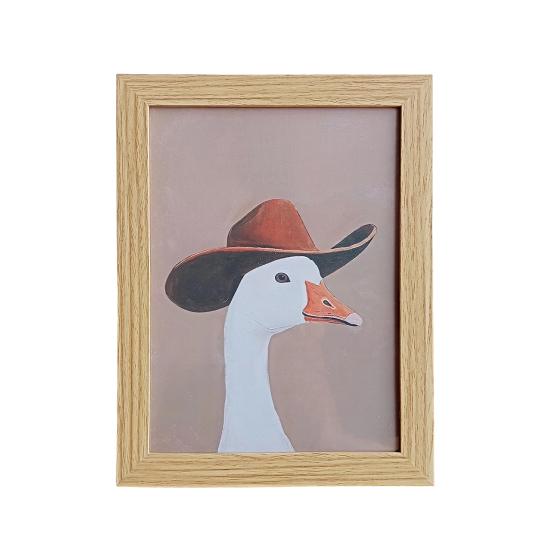 

Декоративная живопись Яркий внешний вид Ковбой Утка Кролик Медведь Серия Животная декоративная живопись Животное произведение искусства Живопись Домашний декор Duck