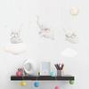 Cartoon Stars Cloud Wall Elephant Sticker Nordic Style Nursery Wall Decals Shining Star Bedroom Kids