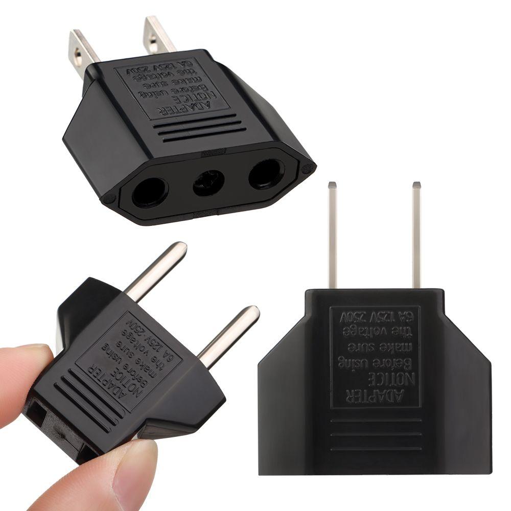 1PC AC Outlet EU To US Electric Plug Converter US To EU Plug Adapter EU Plug Adapter Power Adapter